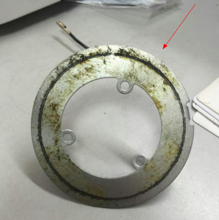 Friction plate with wire assembly