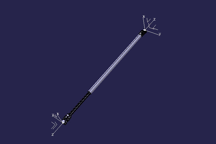 Steering drive shaft, 1*79, 1*36 (20.5), 860/1160