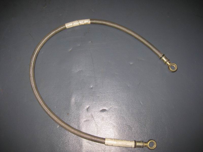 Braided oil pipe