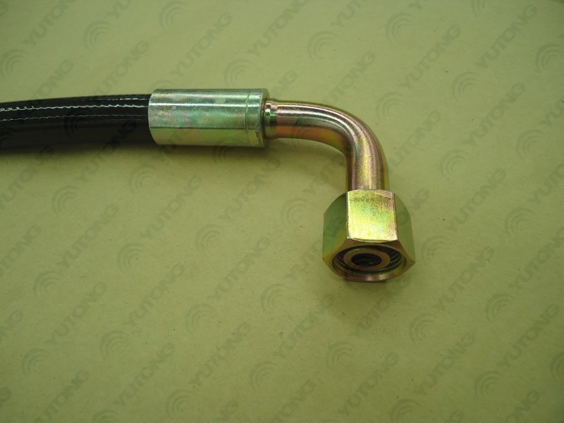 Steering low pressure oil pipe, L=1000, M20, elbow-1