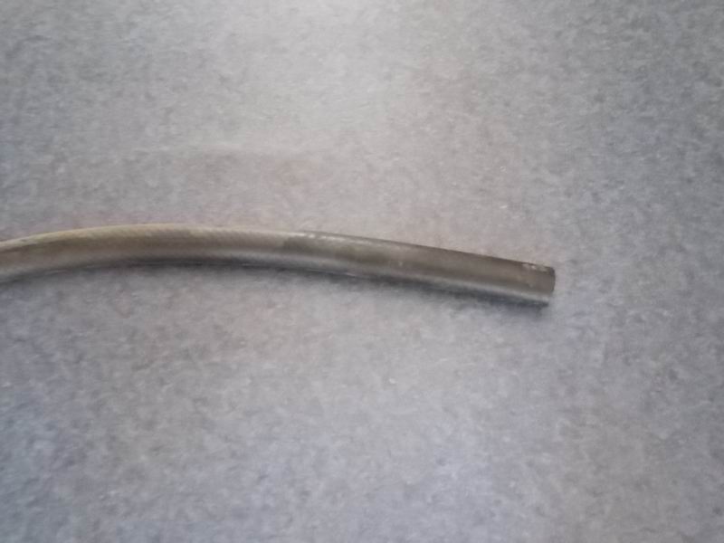 Steering hose, L-shaped, Φ22,3500