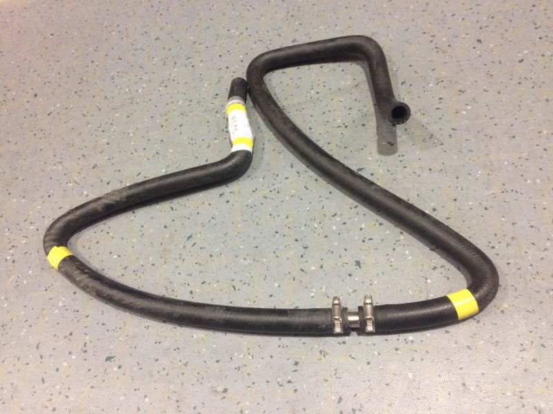 Steering low pressure oil pipe, 1820mm, M18*1.5, direct + direct