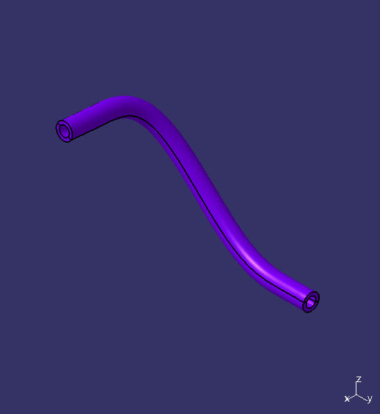 Polyurethane steering hose, SZ (L=500), M20*1.5