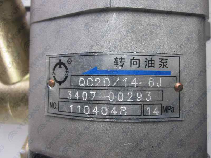 Steering oil pump (Hefei Tianli QC20/14-6J)-3