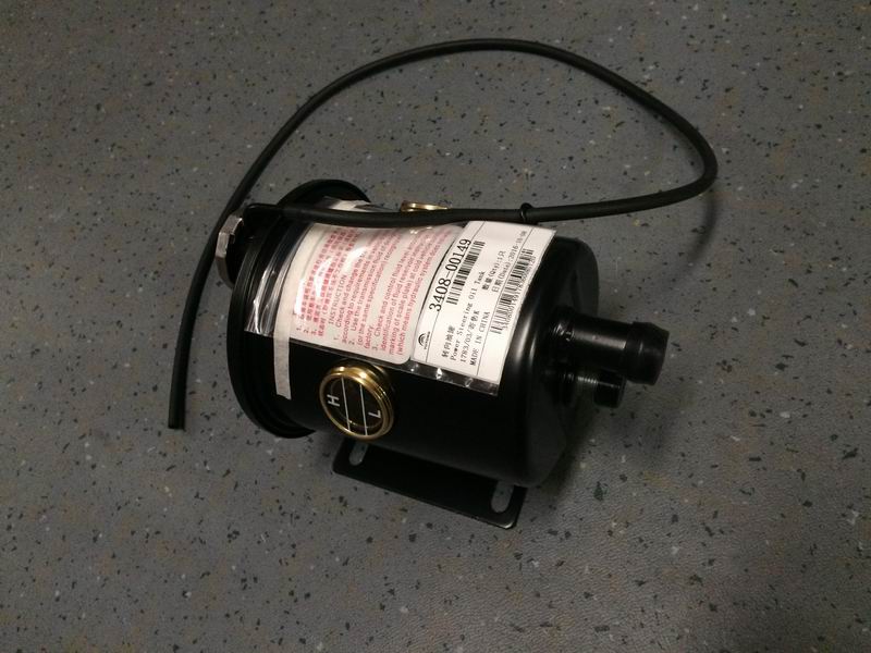 Steering oil tank, iron, 1800ml, without sensor