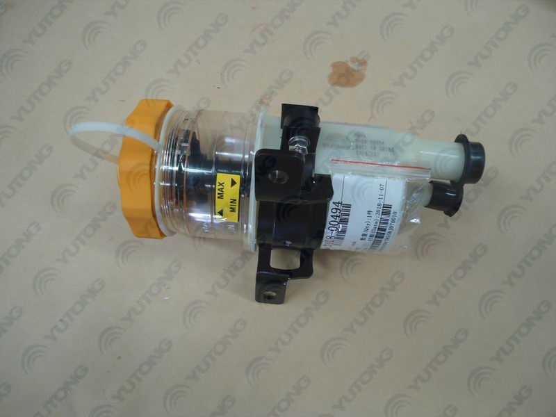 Steering oil tank, plastic, 750ml, without sensor