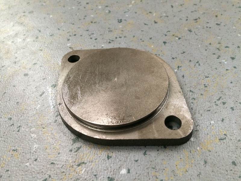 Steering oil pump cover plate-1