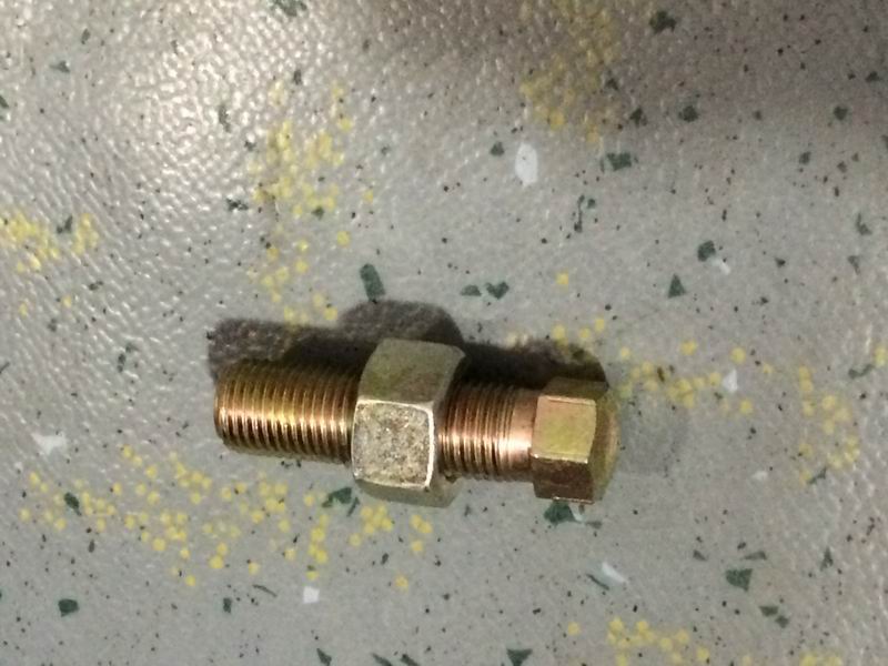 Steering limit bolts