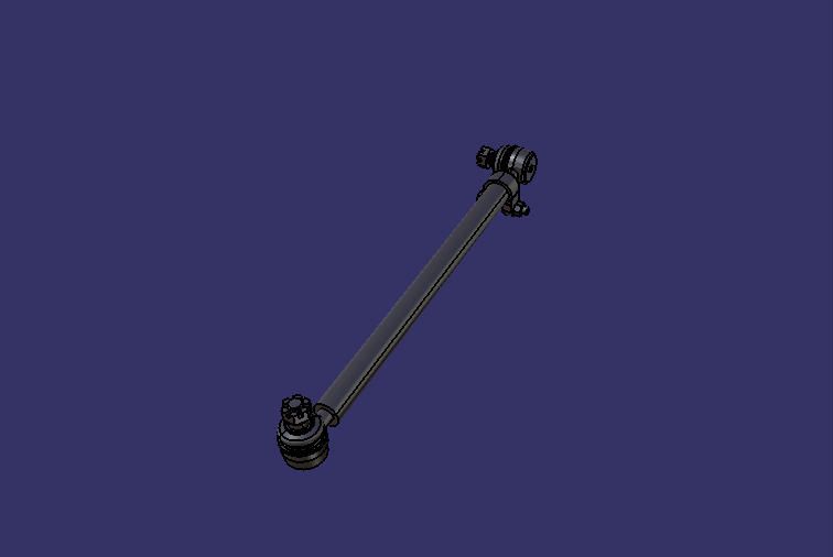 Steering straight rod