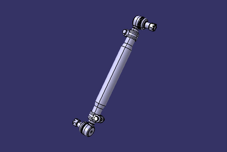 Steering straight rod