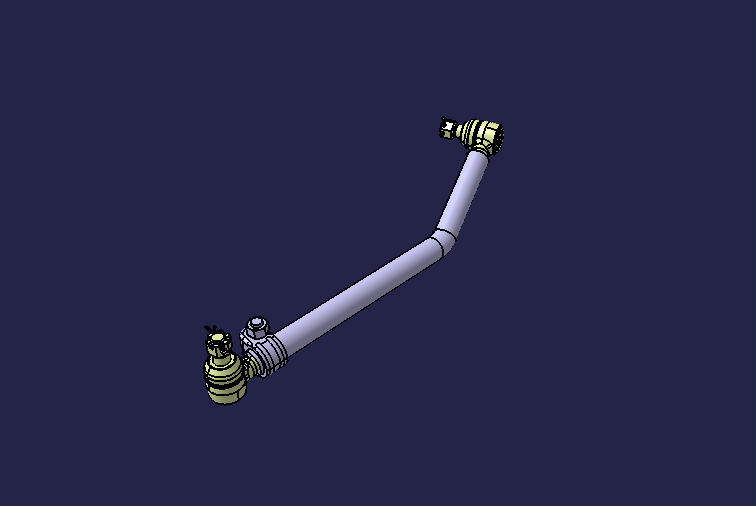 Steering straight pull rod, adjust sleeve structure, 548±10, #42X8.5