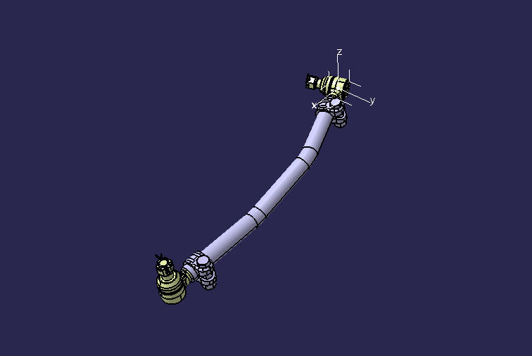 Steering straight rod