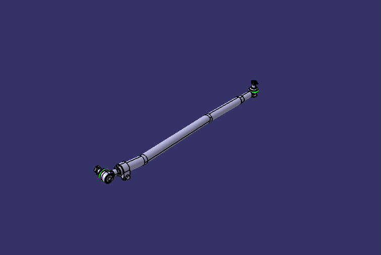 Steering straight rod