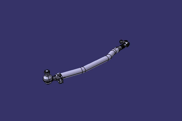 Steering straight rod