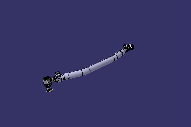 Steering straight rod