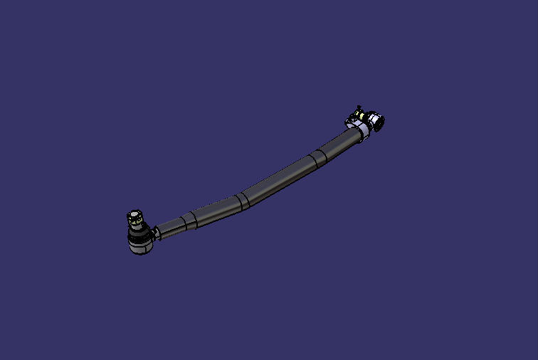 Steering straight rod