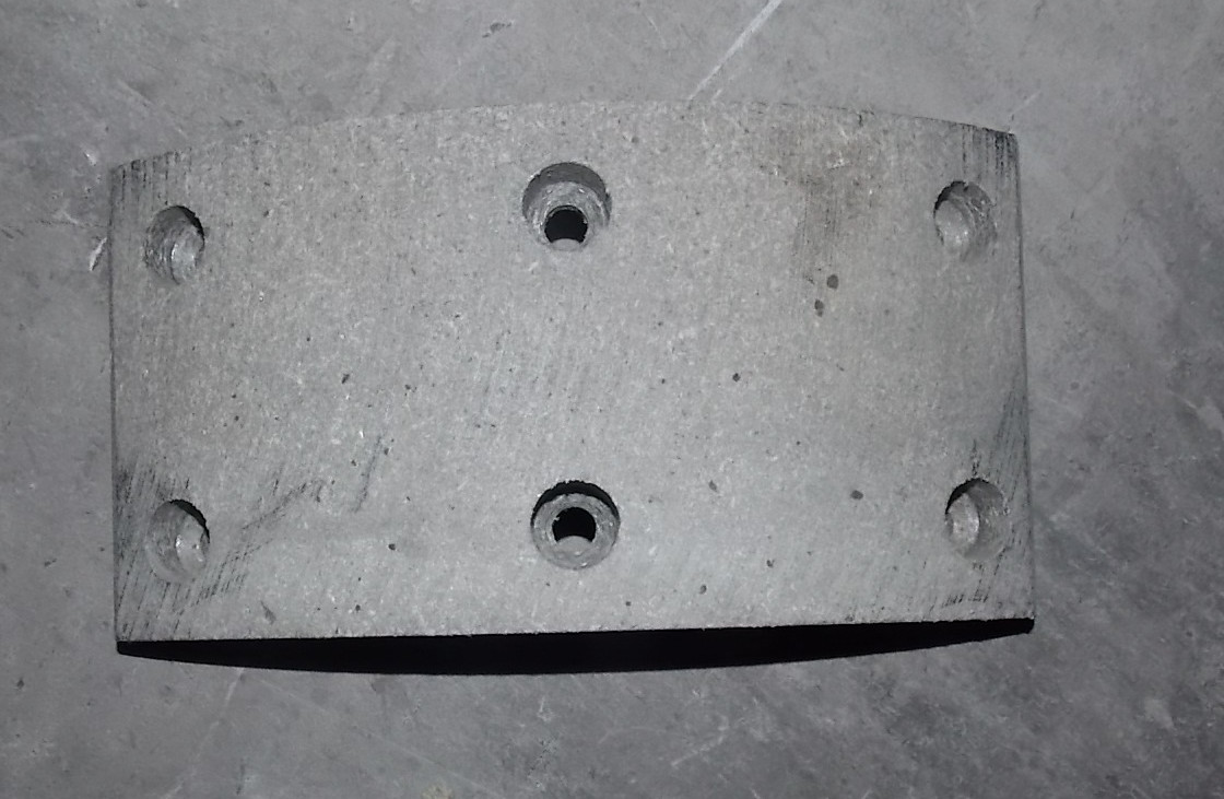 Фрикционная пластина; 100 * 205 * 14 (6 лунок)