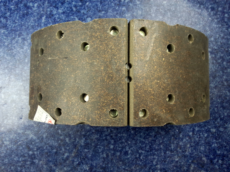 Front brake shoe assembly; 2 pieces included-1