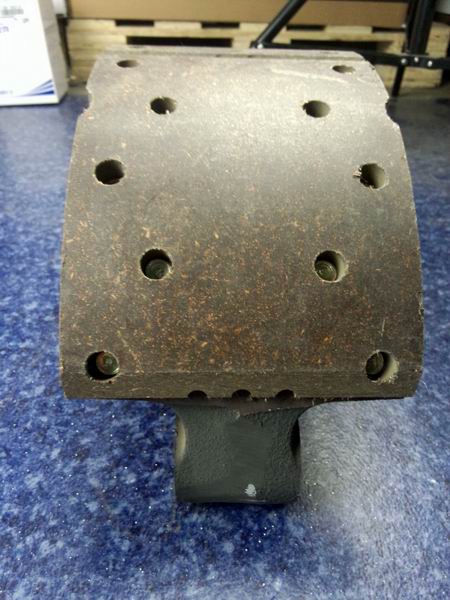 Front brake shoe assembly; 2 pieces included-2