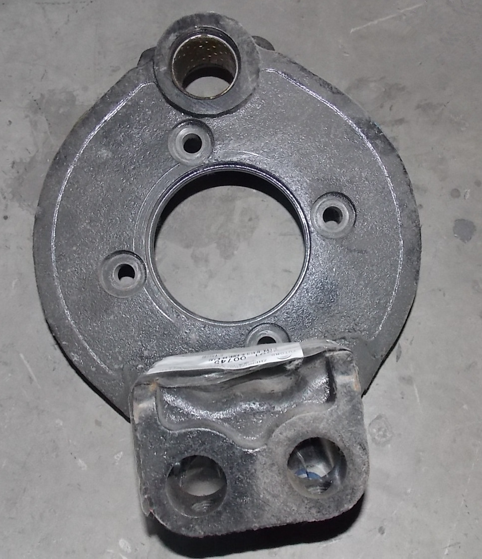 Front left brake bottom plate