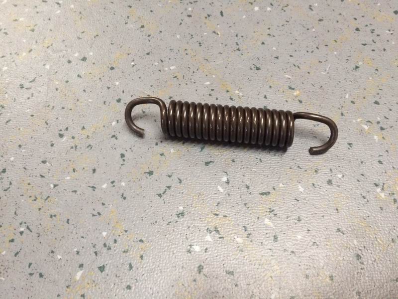 Rear brake spring