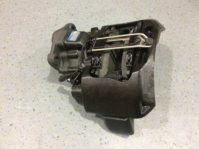 Left disc brake assembly; 17.5