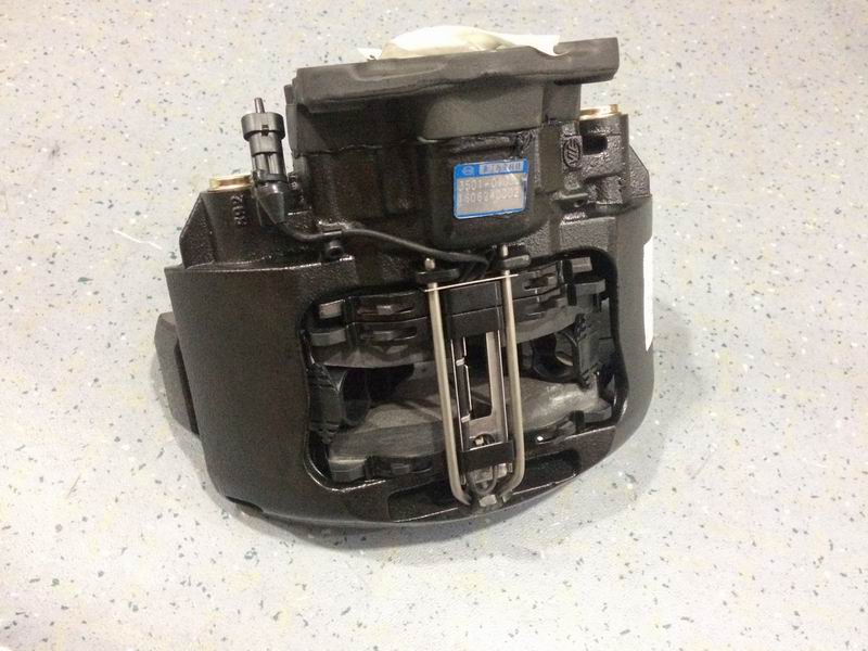 Left disc brake assembly; 17.5