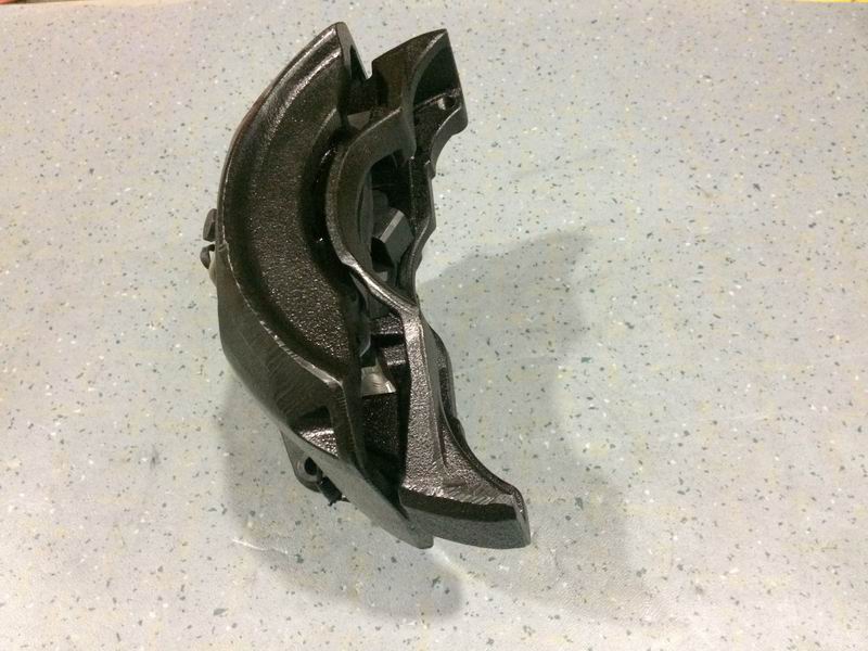 Left disc brake assembly; 17.5