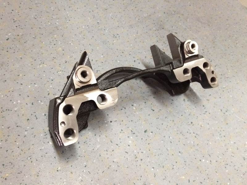 Brake caliper base plate; 19.5