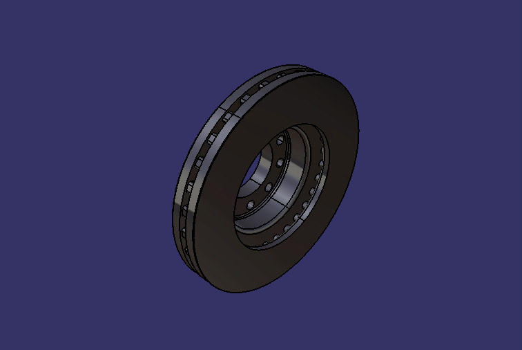 Brake disc, front, φ302*38*82, φ122