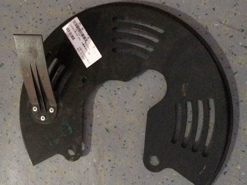 Left rear dust cover assembly