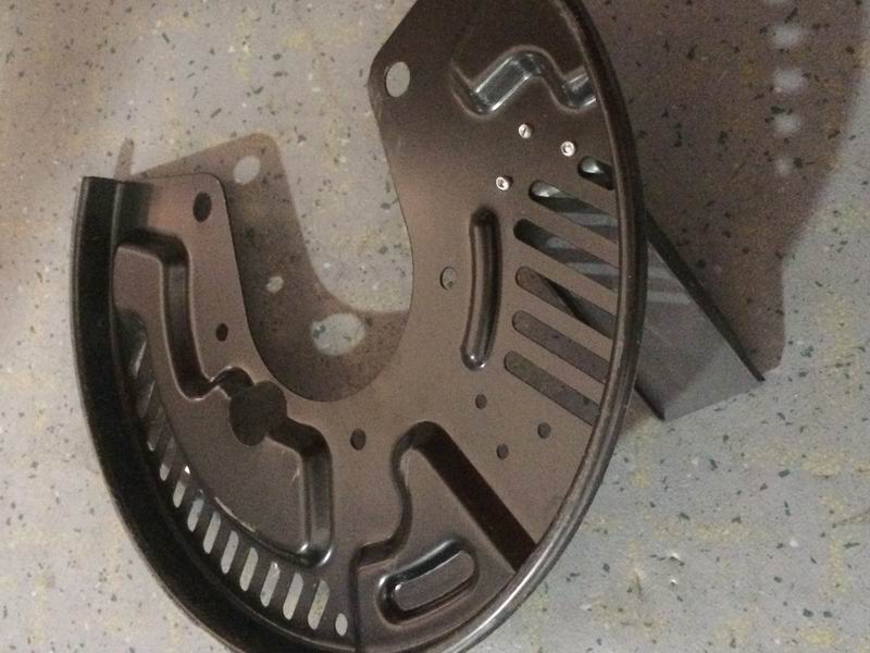 Left rear dust cover assembly