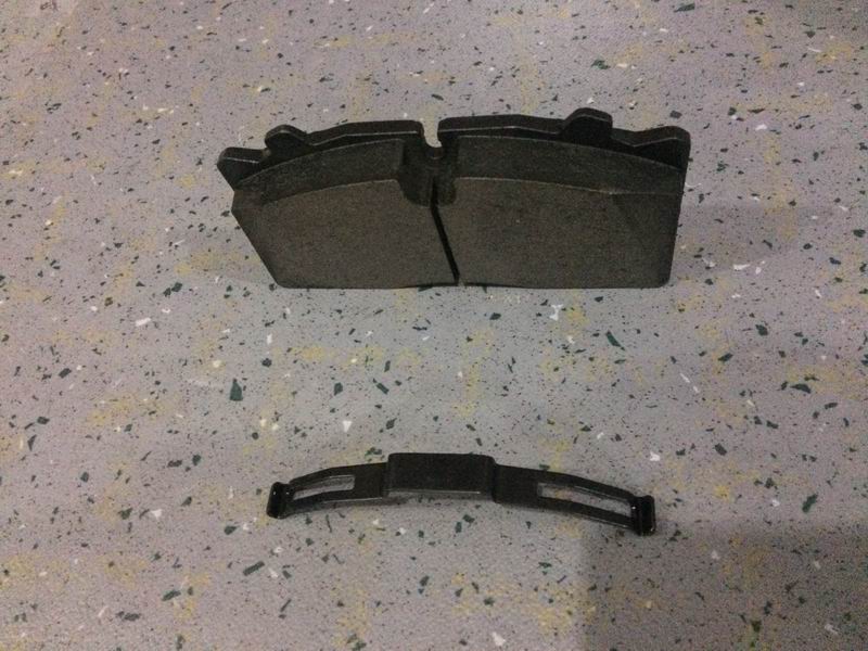 Friction plate; back plate thickness *total thickness *total width 6*22*160-1