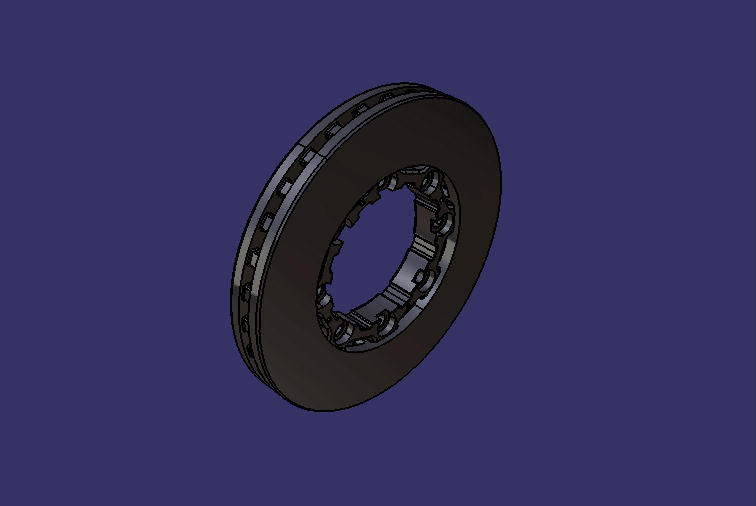 Brake disc, front, φ376*45*45, φ190