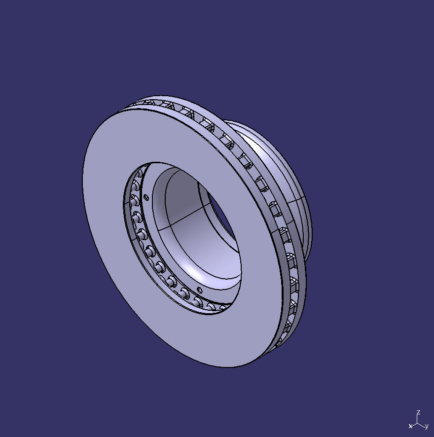 Brake disc, front, φ377*45*130, φ190