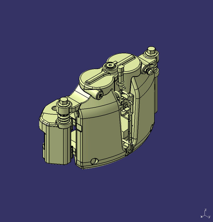 Hydraulic disc brake, twin cylinder, φ57