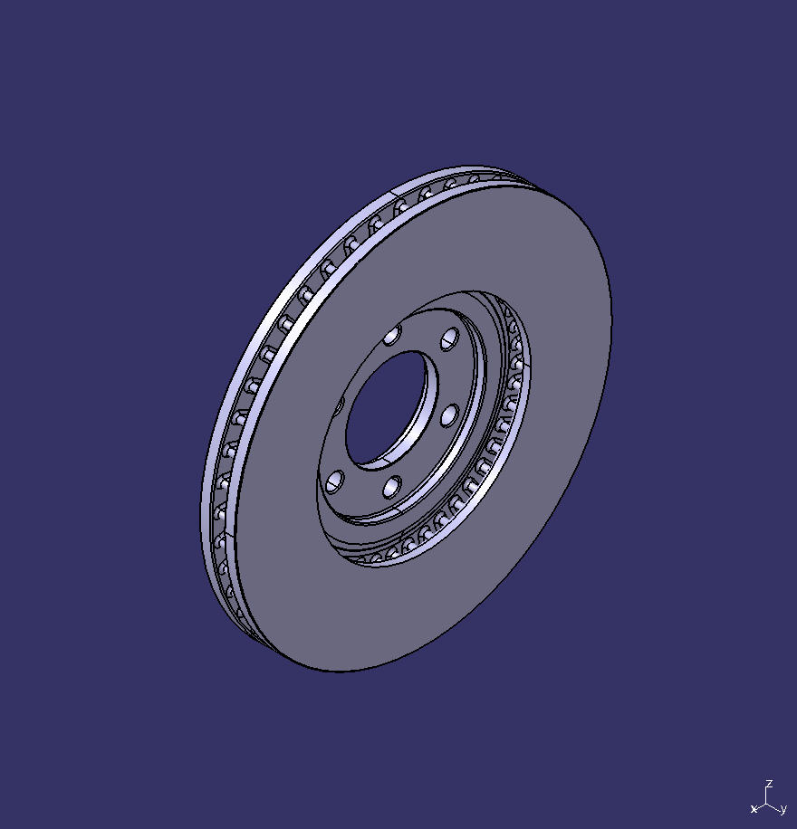 Brake disc, front, Φ294*28*39.8, Φ104