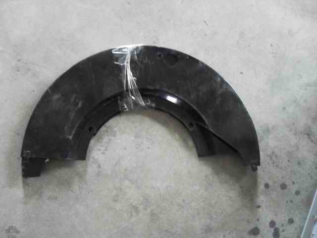 Brake dust cover; contains two upper and lower pieces