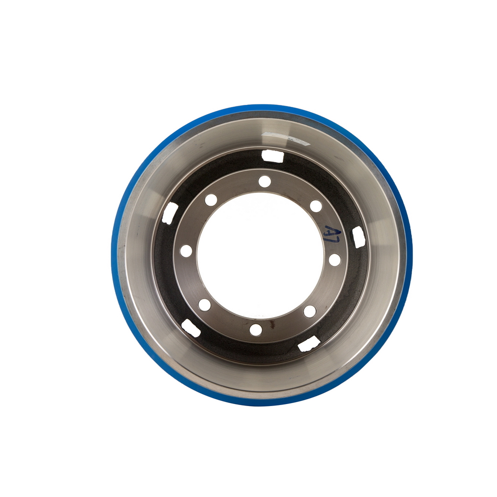 Rear brake drum; inner circle 400; maximum outer circle 460; total height 255-1