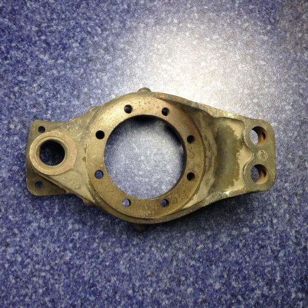 Rear brake base plate assembly