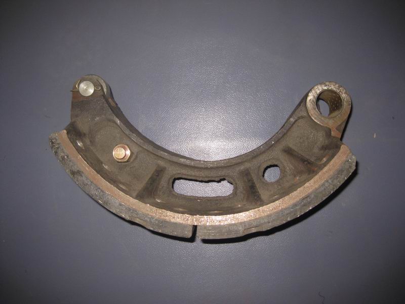Rear brake shoe iron-2