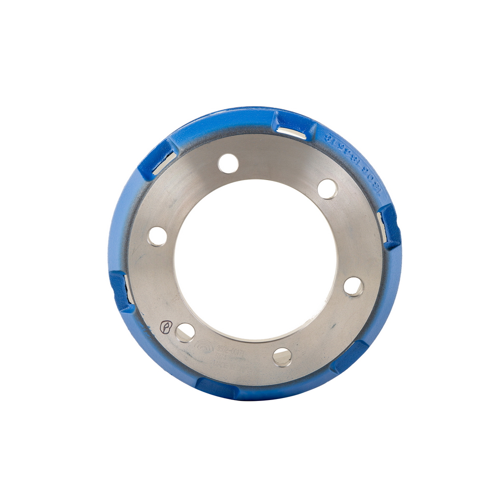 Rear brake drum; inner circle 310; maximum outer circle 358; total height 200