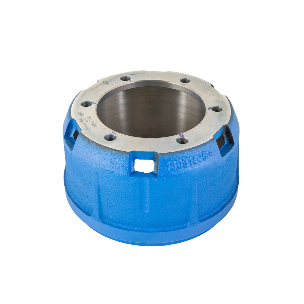 Rear brake drum; inner circle 310; maximum outer circle 358; total height 200