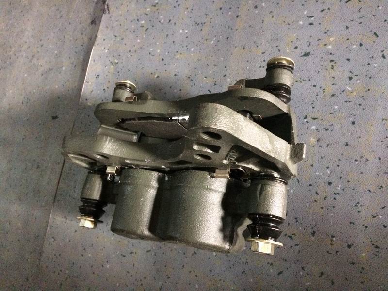 Right disc brake assembly; hydraulic; cylinder bore 51.1-1