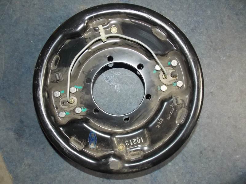 Left rear brake assembly