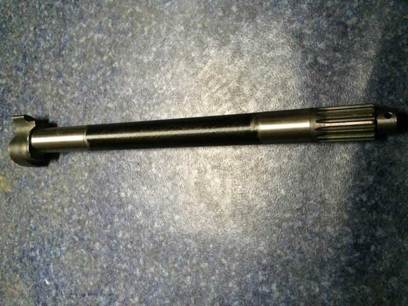 Camshaft, φ39.5*497.5, 14 teeth/φ24, lock pin