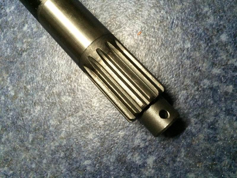 Camshaft, φ39.5*497.5, 14 teeth/φ24, lock pin-1