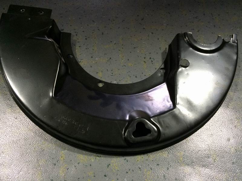Brake dust cover; ABS hole-1