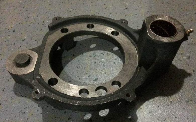 Rear right brake base plate assembly-1