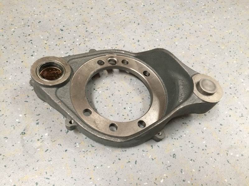 Rear right brake base plate assembly